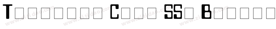 Template Caps SSi Bold字体转换